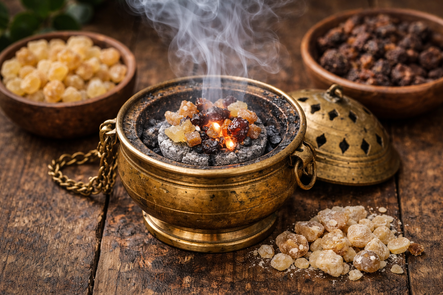 se purifier avec de l'encens